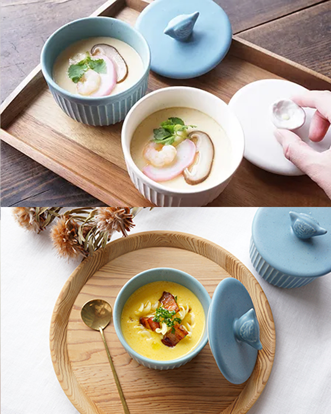 Bluebird Steam Oven Small Bowl｜Mashiko ware