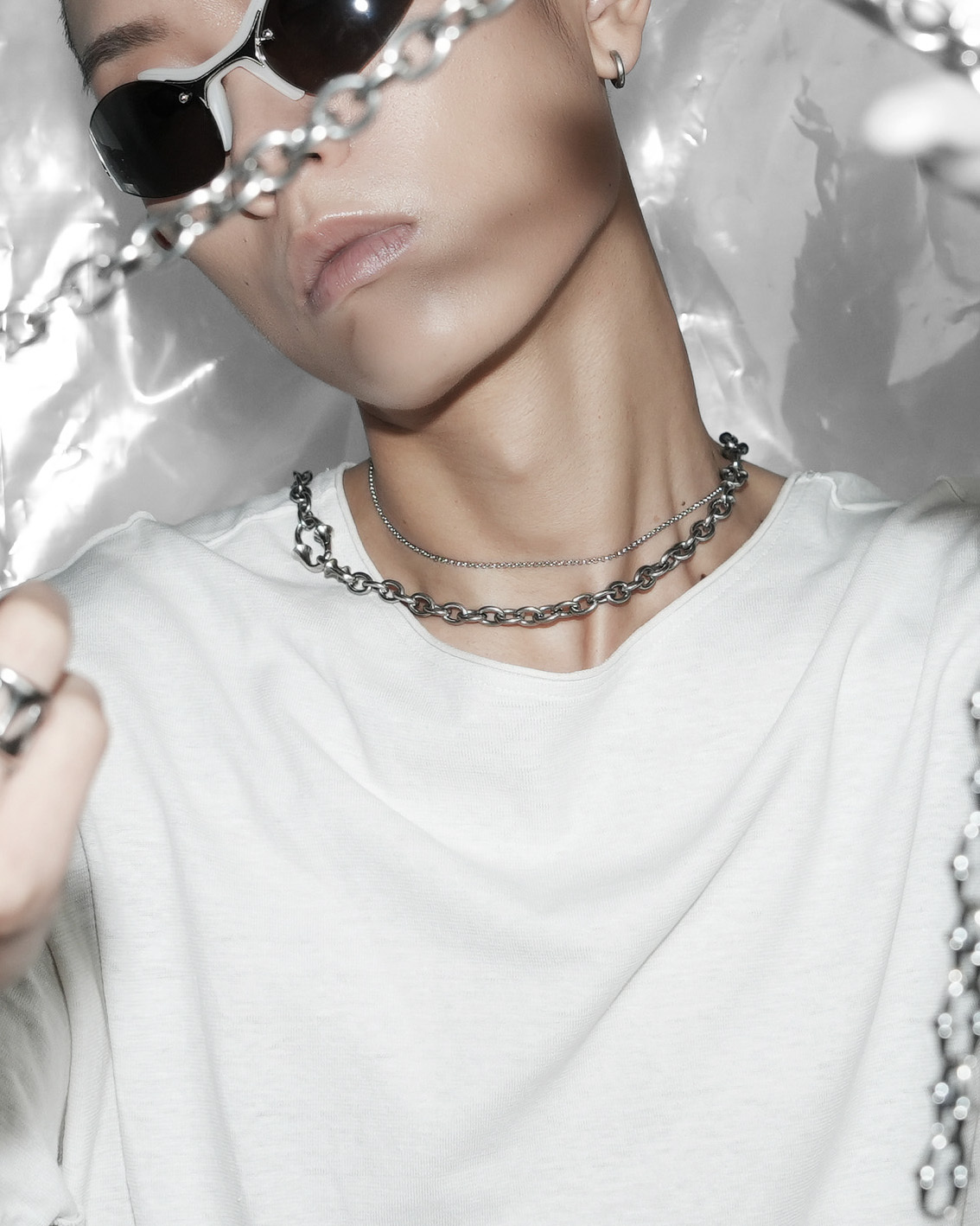 COMA AFTERIMAGE BOND NECKLACE 殘像 連結 項鍊