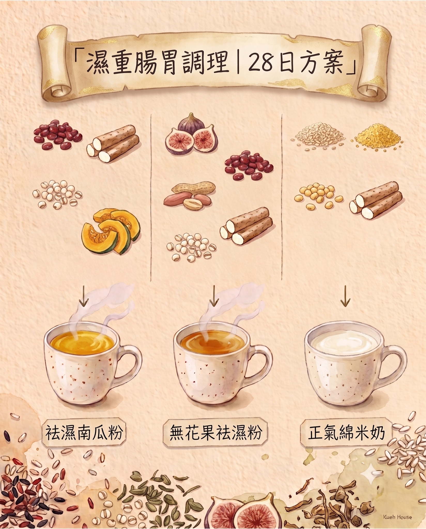 濕重腸胃調理｜28 日方案