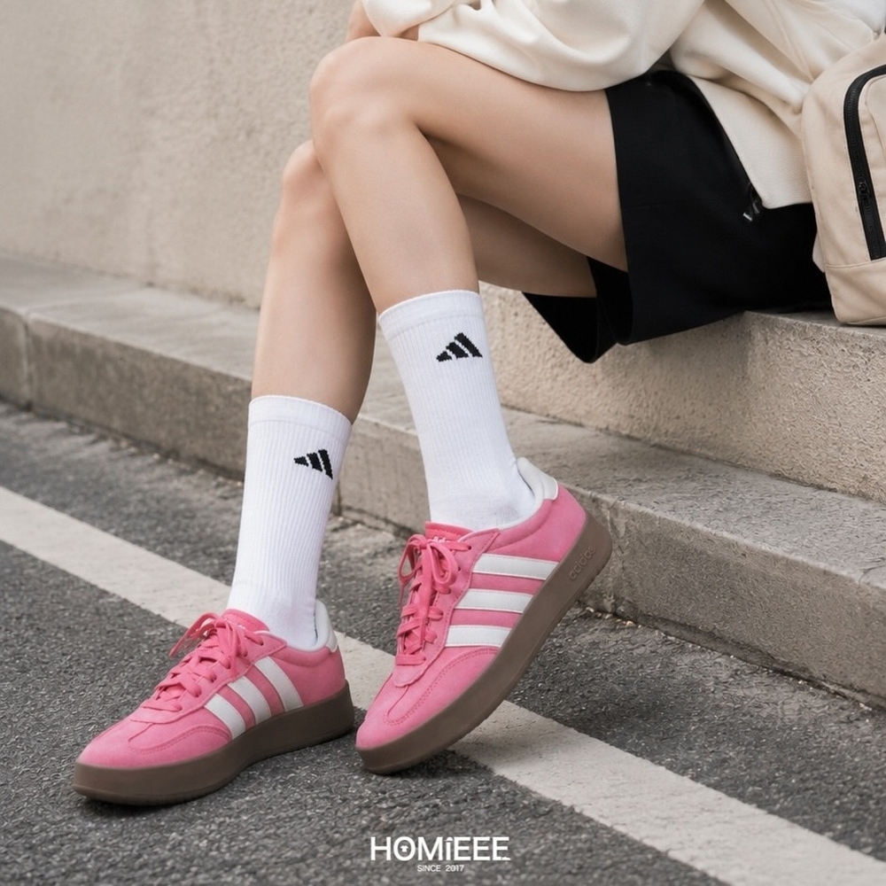 Adidas Barreda 德訓鞋 休閒鞋 女鞋 粉色 [JQ4237]