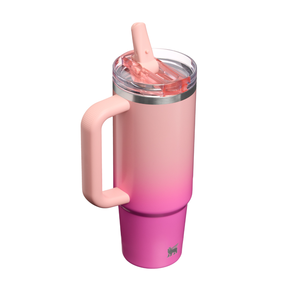 STANLEY 防漏吸管隨手杯 0.88L / 牡丹粉