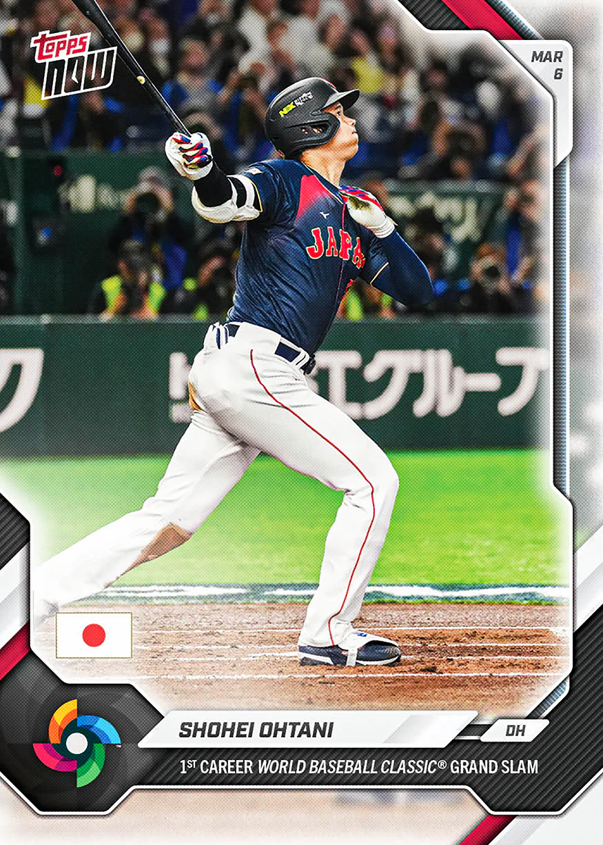 大谷翔平 2026 世界棒球經典賽 Topps NOW 球員卡 Card 4