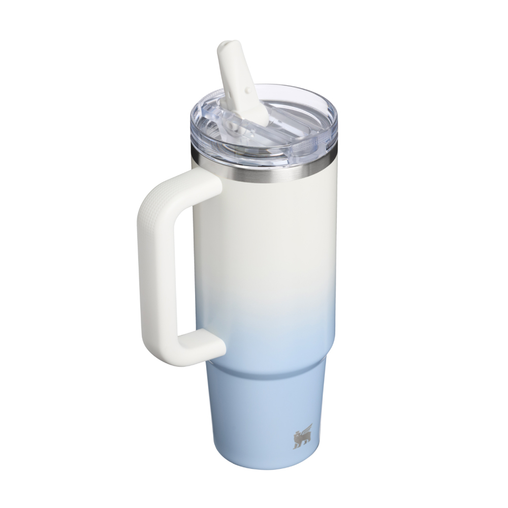 STANLEY 防漏吸管隨手杯 0.88L / 雲霧藍