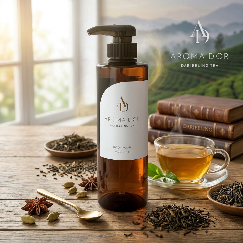 AROMAD'OR — 豐盈泡沫茶香 沐浴露 500ml (清爽保濕)