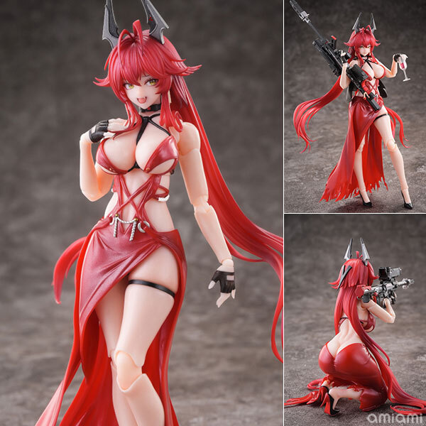 預訂6月  AmiAmi x SNAIL  SHELL 勝利女神：妮姬 小紅帽  GODDESS OF VICTORY: NIKKE Red Hood - Nonsense Red 1/12 Complete Model Action Figure Pre-order