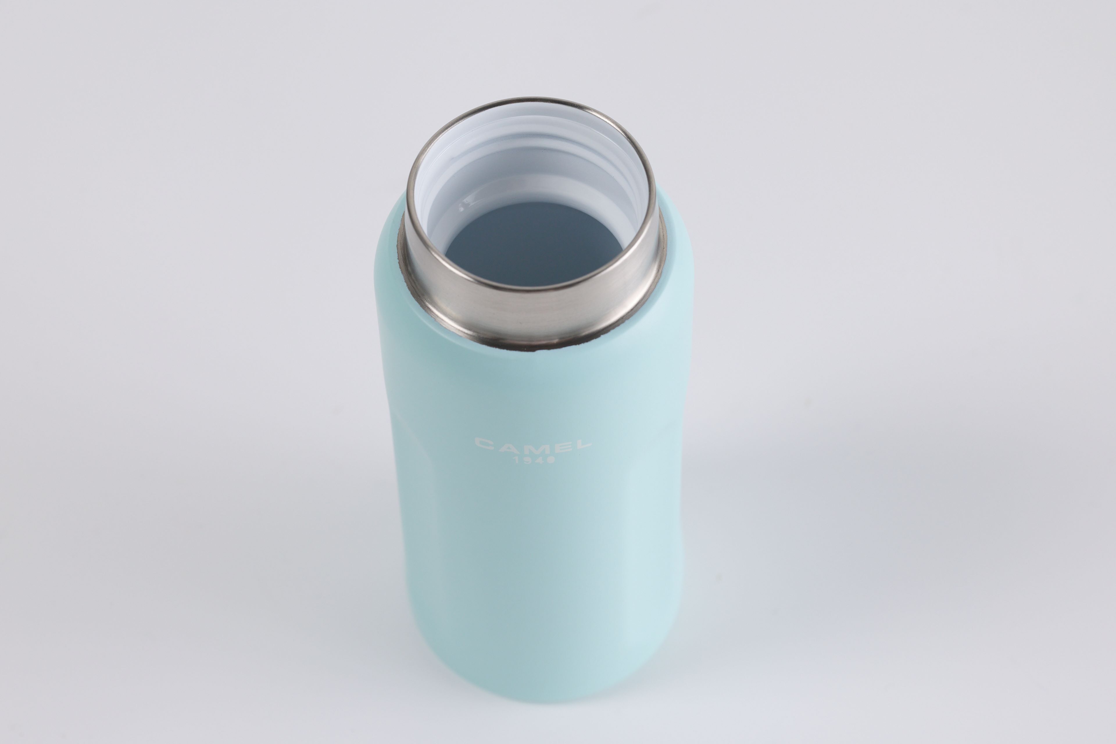 CAMEL stainless steel vacuum insulated bottle with paint coated outer and ceramic coated inner 200ml - green