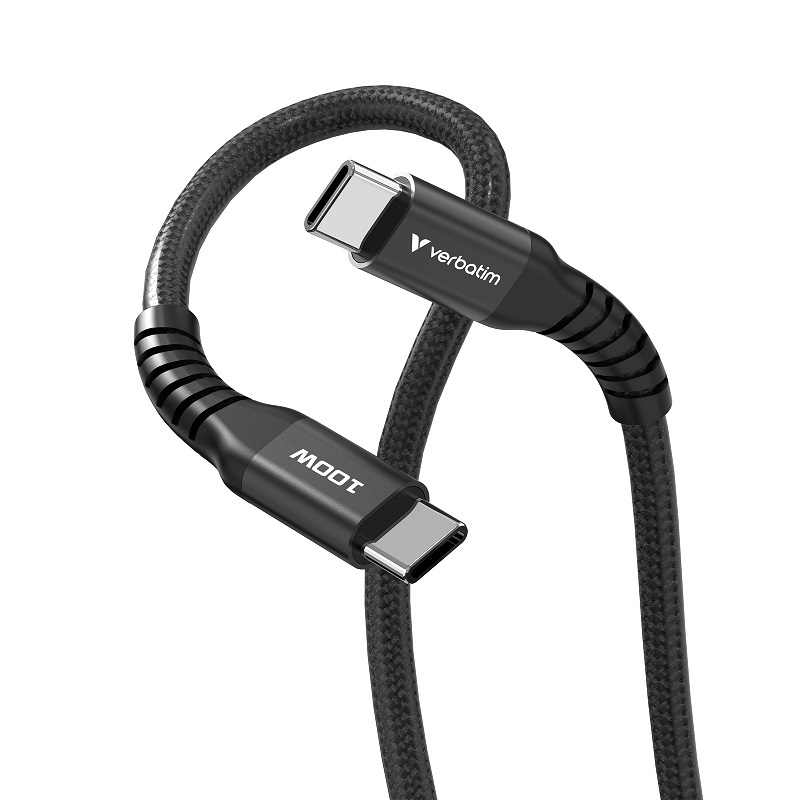 Verbatim USB-C to USB-C 100W Sync & Charge Magnetic Cable 120cm