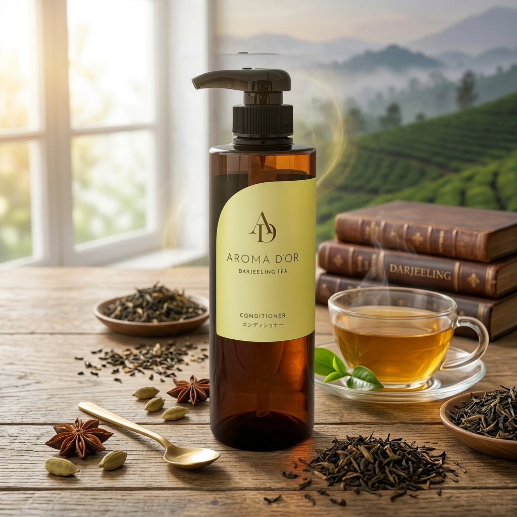 AROMAD'OR — 豐盈泡沫茶香 護髮素 500ml (清爽保濕)