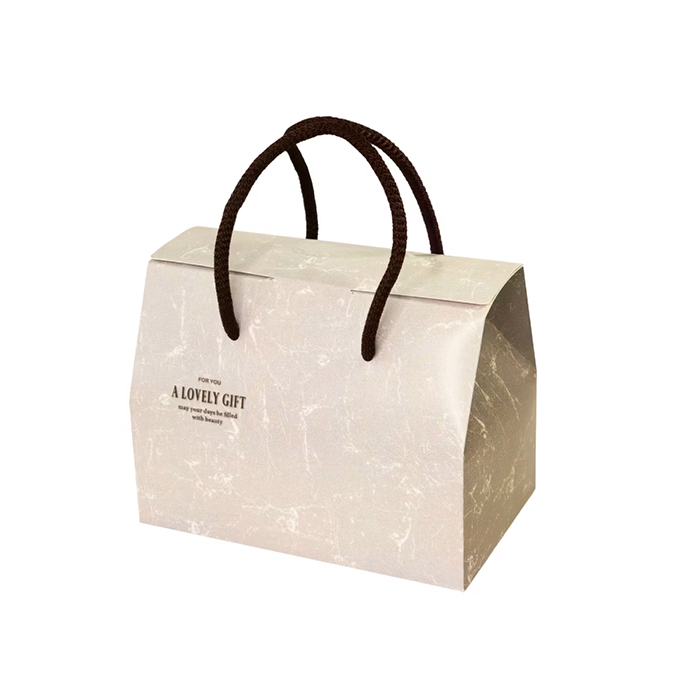 [預購] T型提盒(小) 雙色大理石紋 10入/包 17.5x11x13.3cm【3A17-117508】