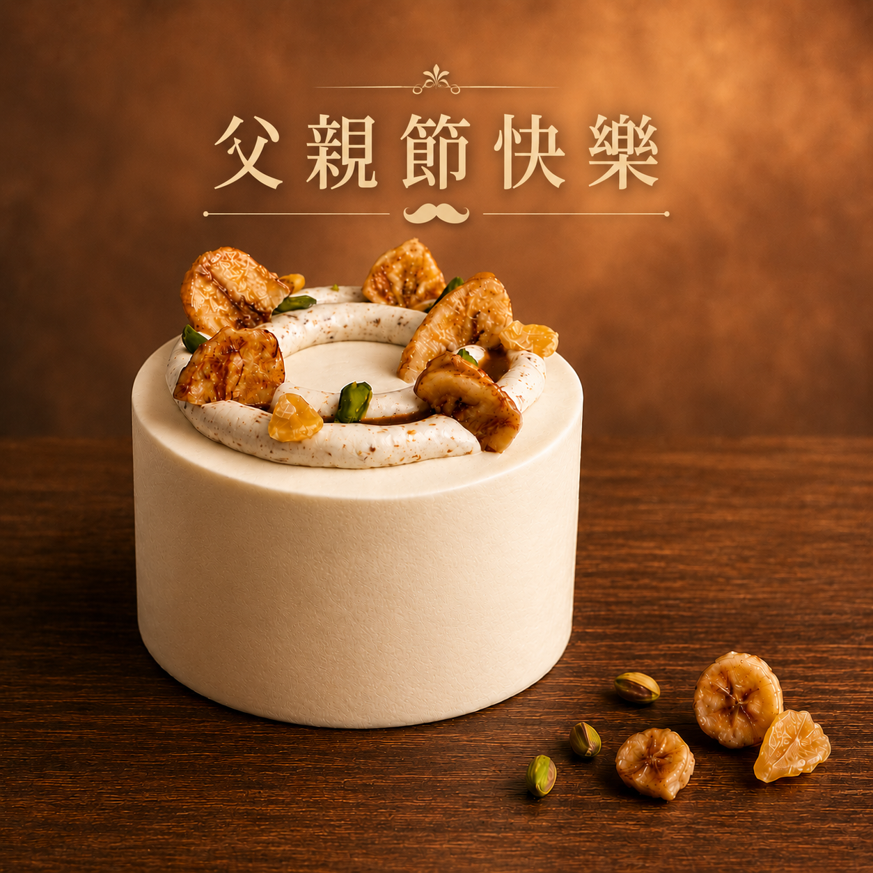 【父親節蛋糕】琥珀焦糖｜門市取貨: 8/1~8/9