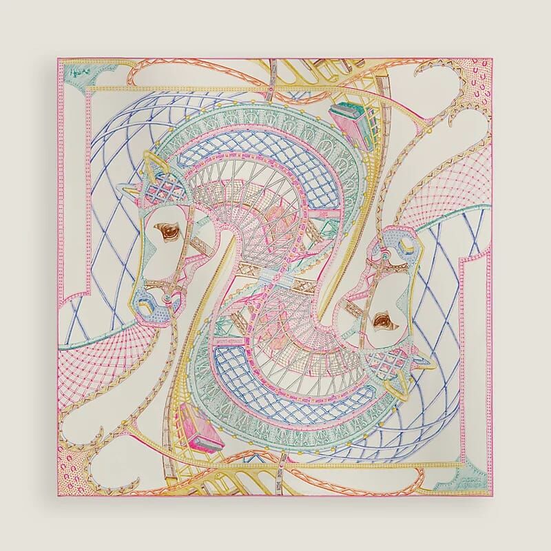 Hermes Silk Scarf 90