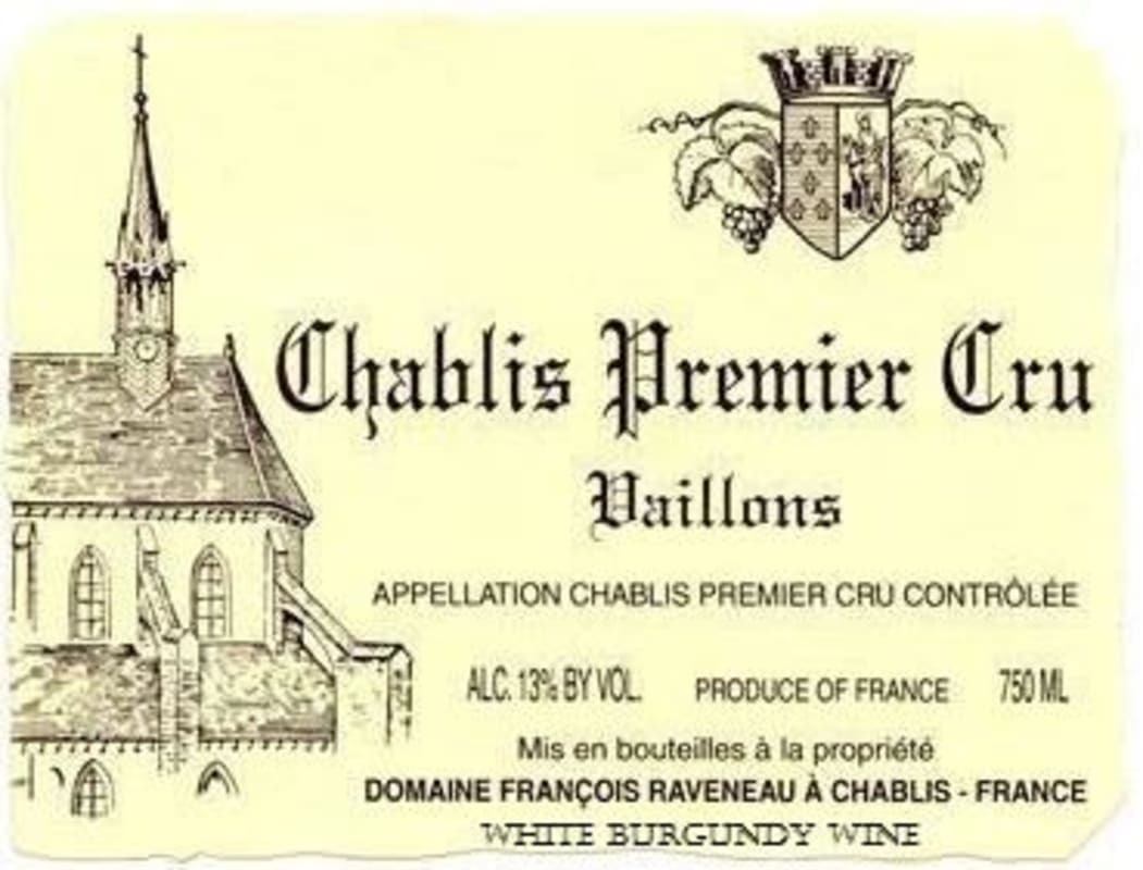Francois Raveneau Chablis 1er Vaillons 2009 (RP94)
