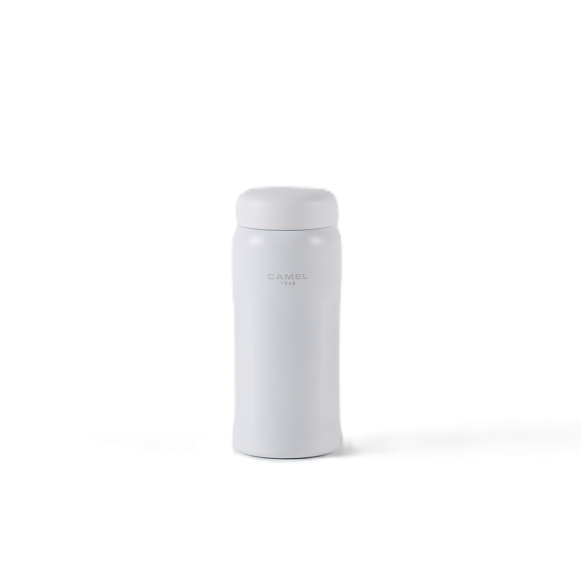 CAMEL stainless steel vacuum insulated bottle with paint coated outer and ceramic coated inner 200ml - white