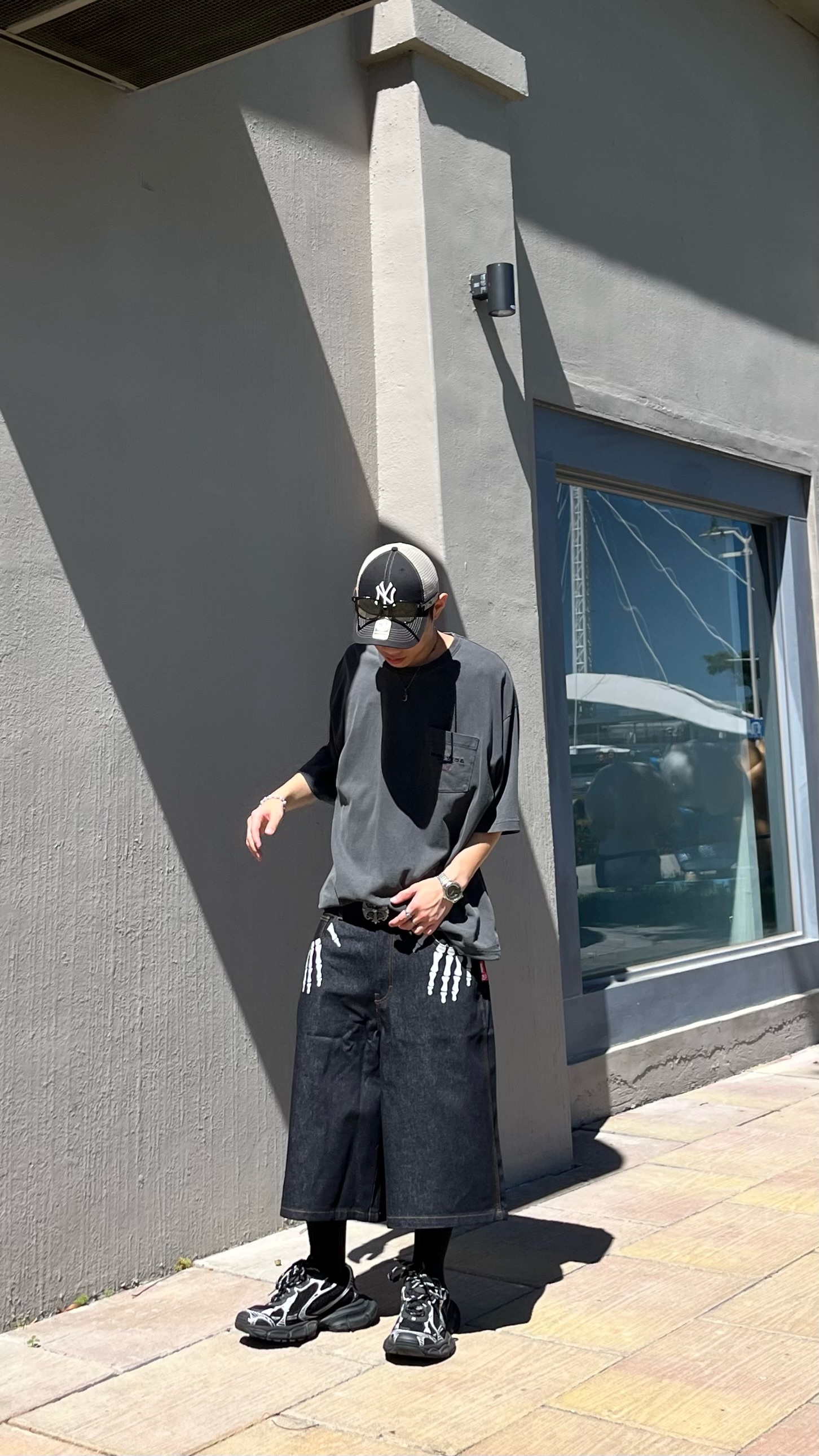 現貨！日本 9090 Bone Hand Denim Jorts 骨頭七分牛仔褲 (4colors)