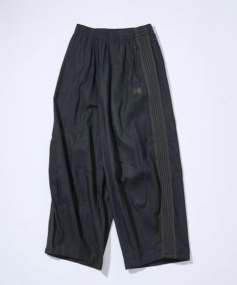 Needles x FREAK'S STORE H.D. Track Pants Denim - Black Grey