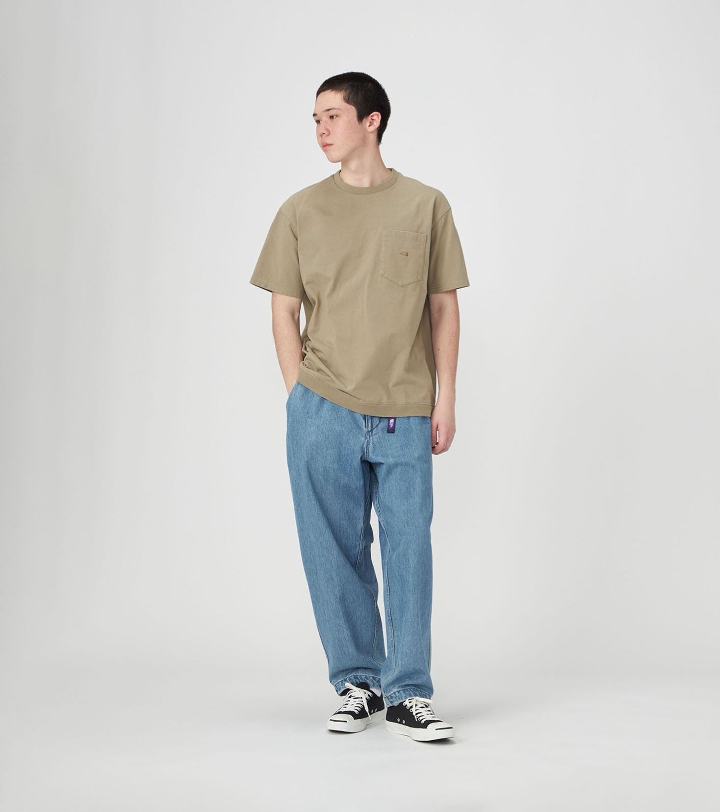 預購┃日本 TNF 紫標 Denim Wide Tapered Field Pants 錐形 牛仔 長褲
