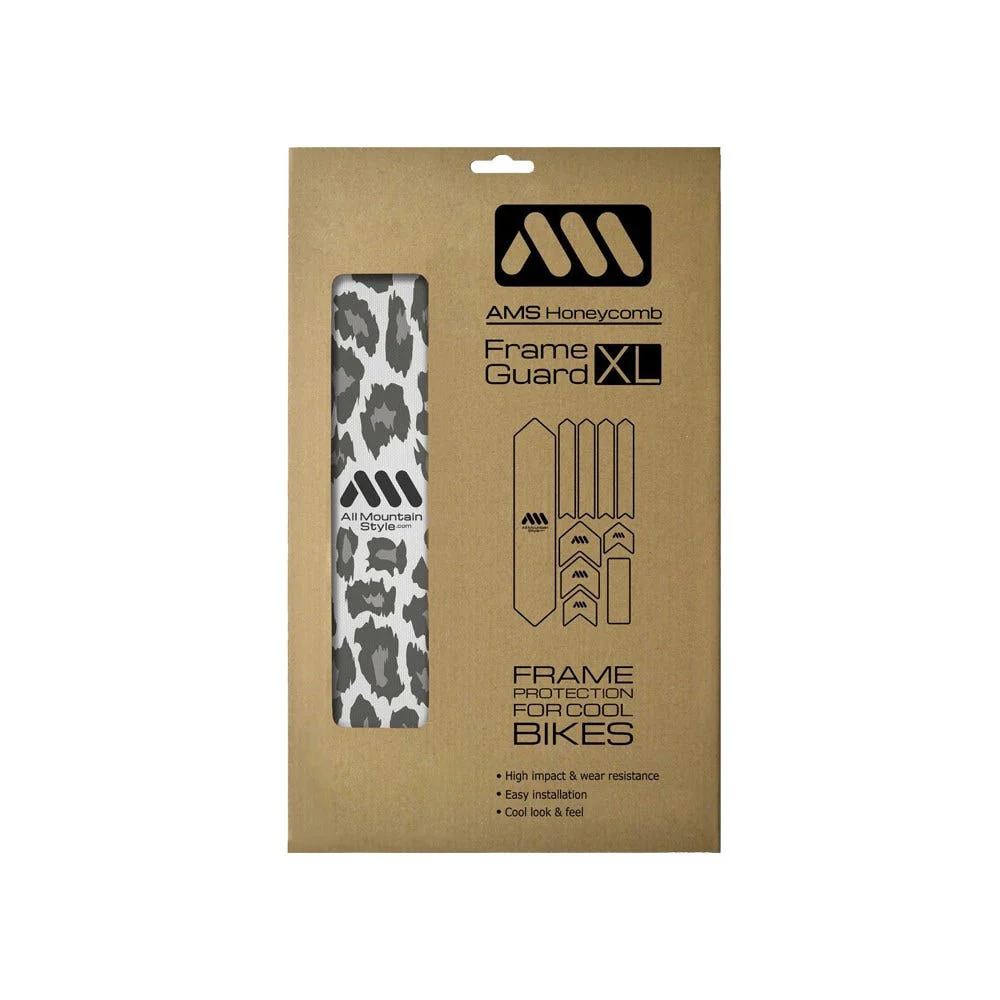 AMS Honeycomb Frame Guard XL 車架保護貼 Clear/Cheetah #AMSFG2CLCH