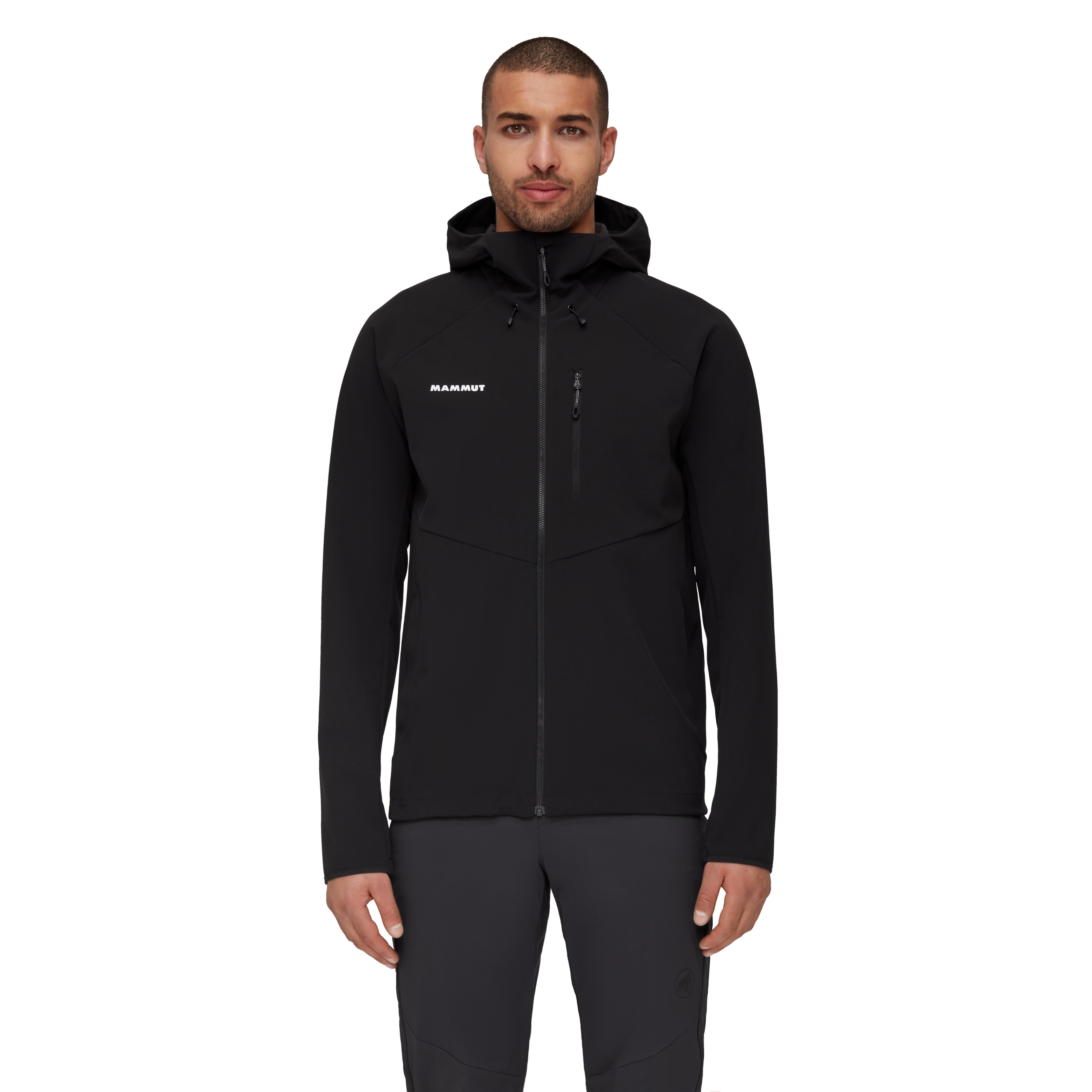 Mammut / Ultimate Comfort SO Hooded Jacket AF 男裝 / Black (M1011029100001)