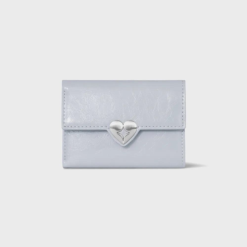 《限時團購優惠》FENNEC HEARTY FLAP WALLET - MISTY LAVENDER