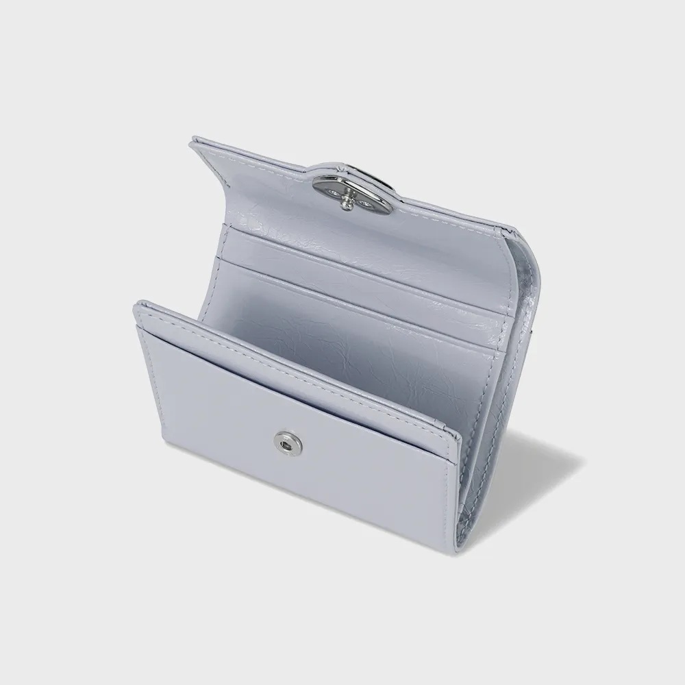 《限時團購優惠》FENNEC HEARTY FLAP WALLET - MISTY LAVENDER