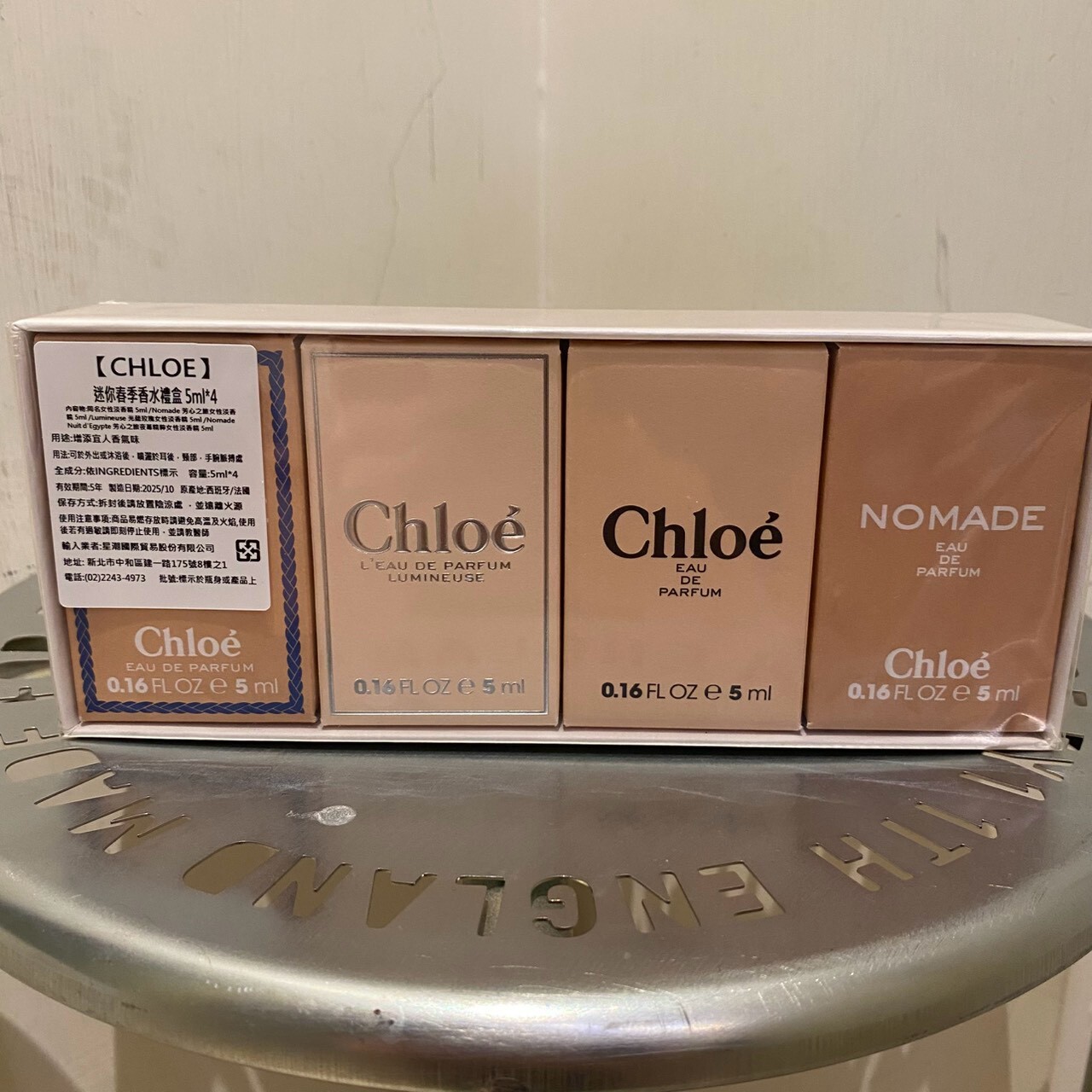 Chloe迷你春季香水禮盒5ml 4入*1