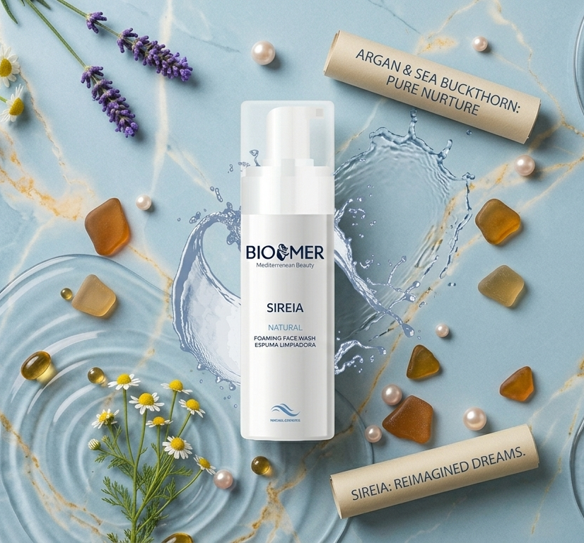 BIOMER NATURAL FOAMING FACE WASH 海洋淨化潔面泡沫150ML