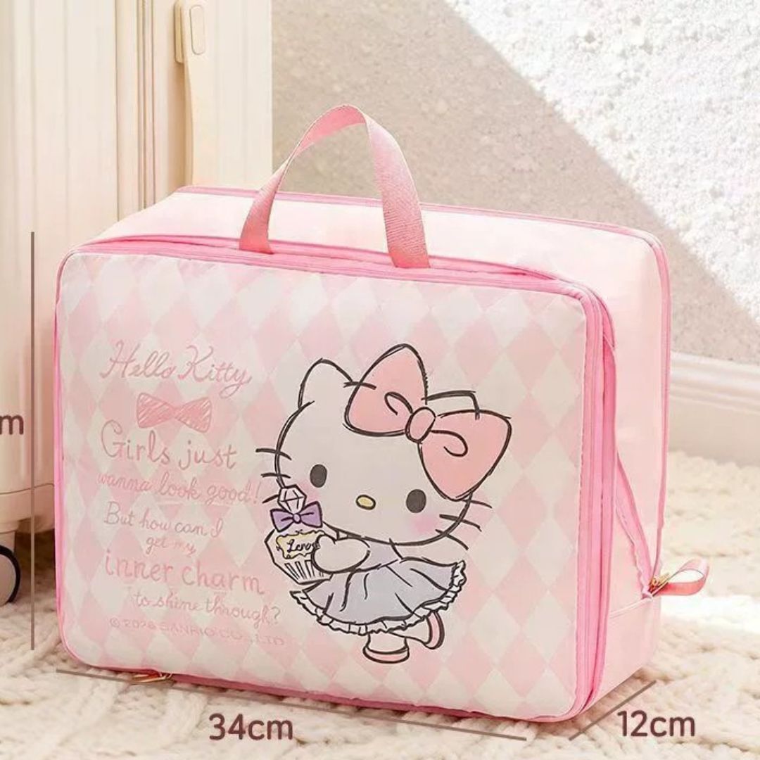 Hello Kitty  旅行壓縮收納袋 - 儲物袋