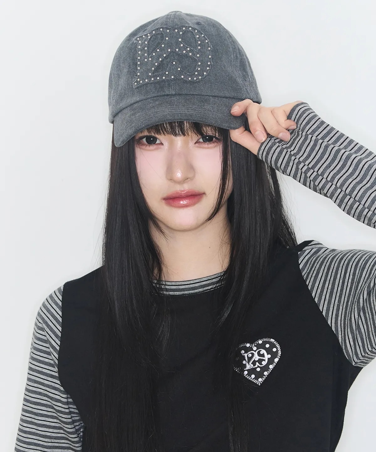 韓國 ILLIGO 貼布 棒球帽 三色