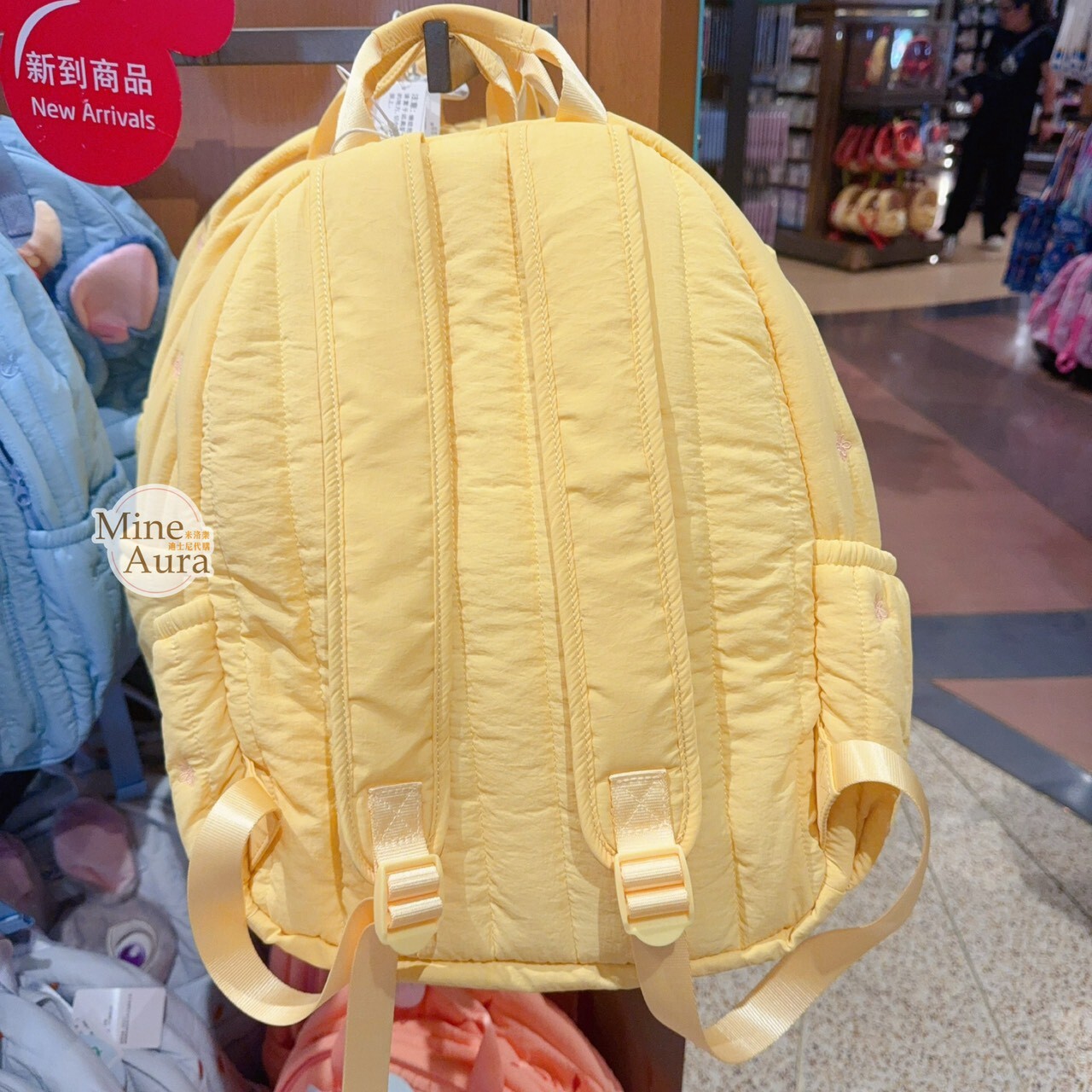 雲朵系列 小熊維尼 Winnie the Pooh 絨毛大頭造型 後背包 -上海迪士尼樂園
