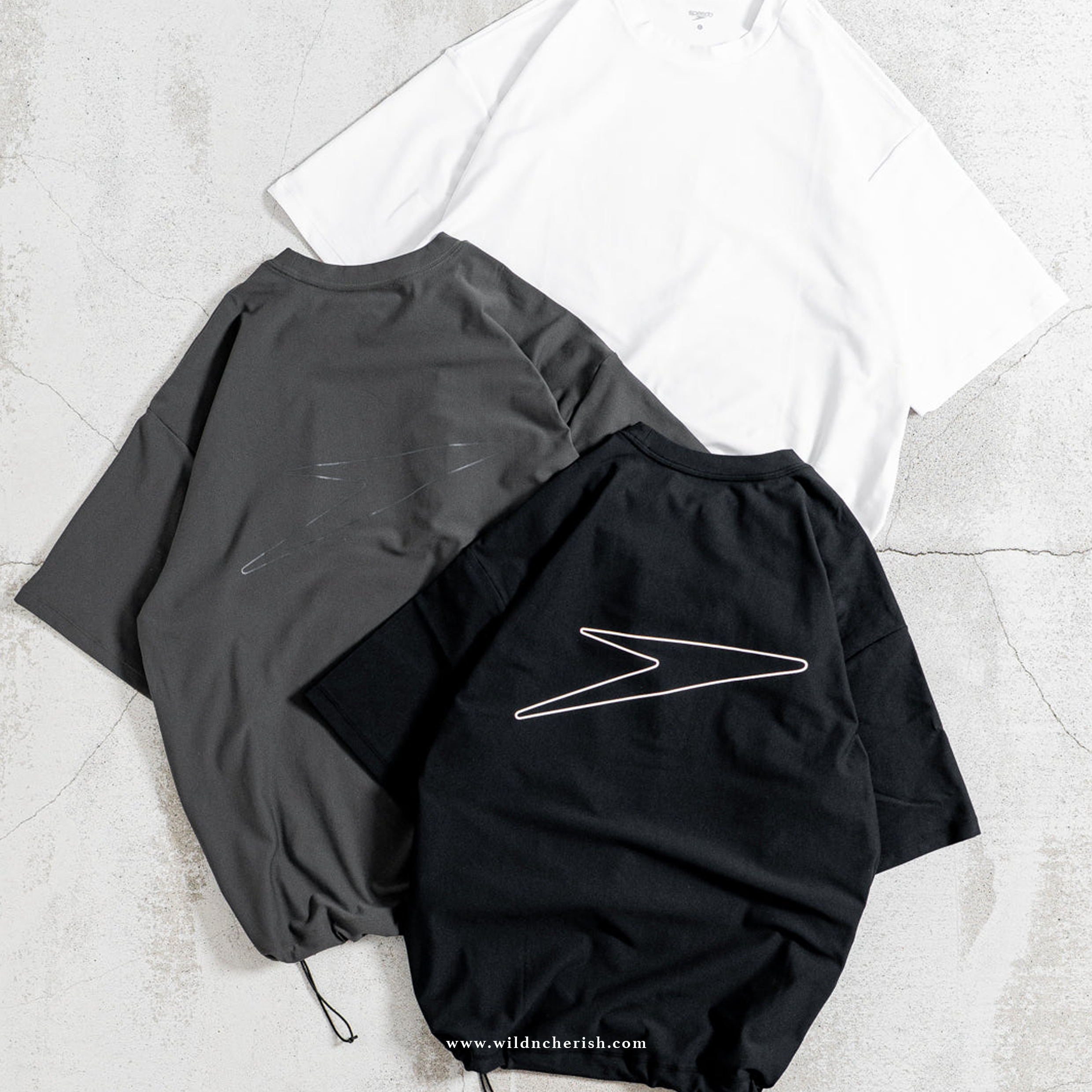 預訂 | Speedo Stay Fit Rash Guard Cord Tee 水陸兩用 防曬 日本限定