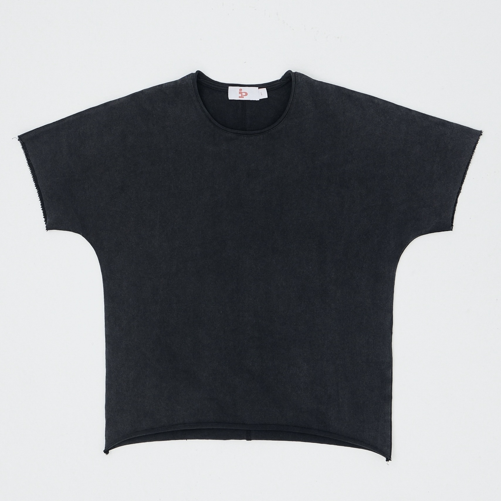 pip｜Raw Edge T-Shirt (Grey)
