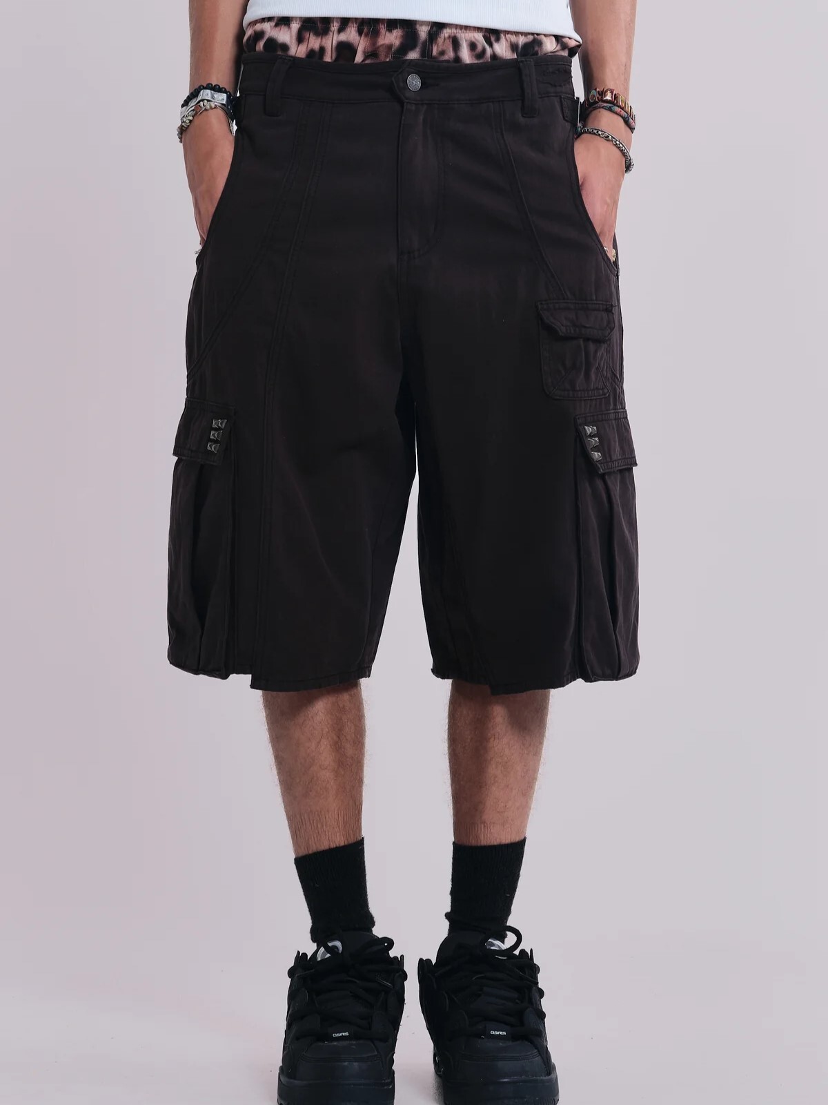 JADED LONDON 多口袋 水洗做髒 工裝短褲 Arc Cargo Shorts JMSH5371