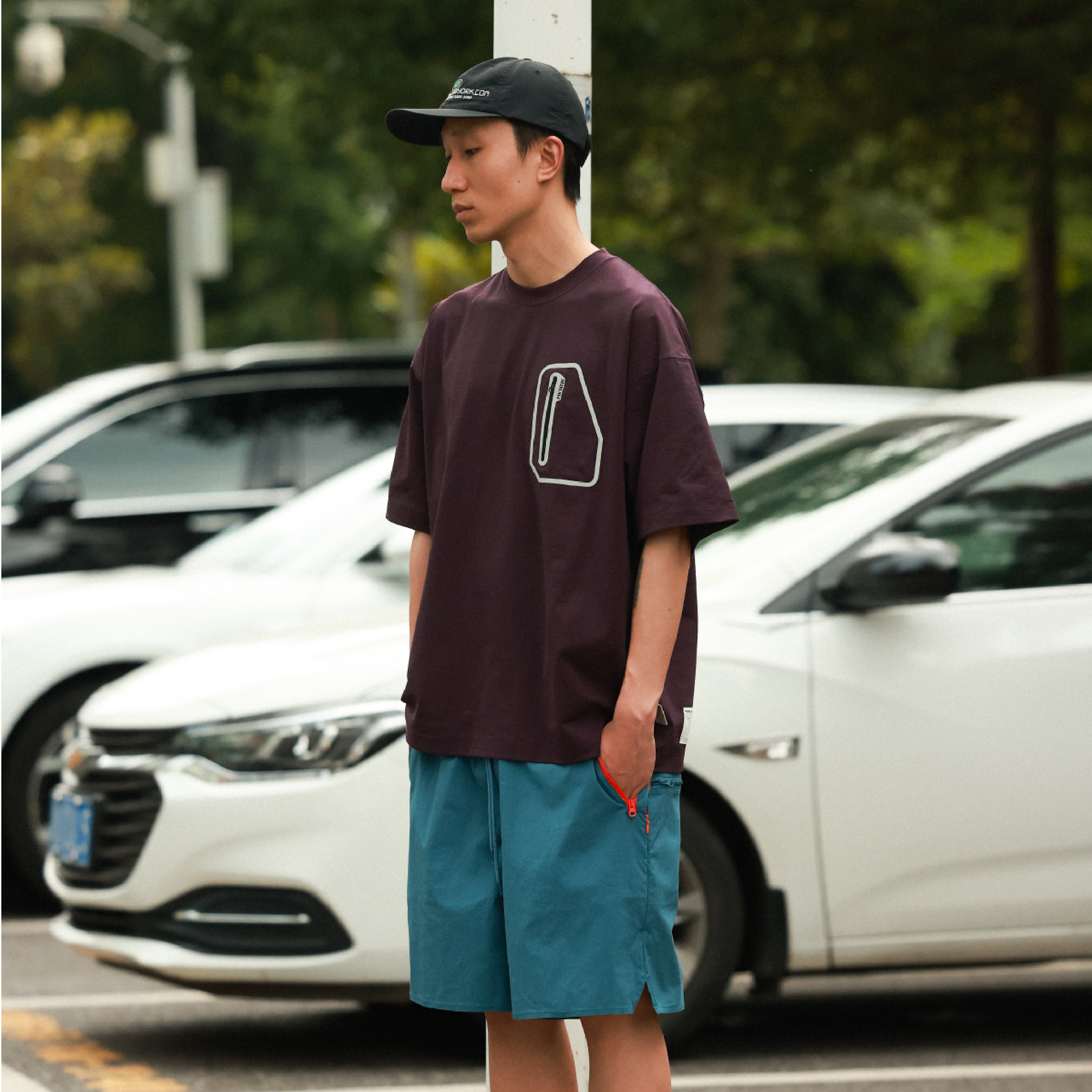 PIN SKTBS Quick-Dry Pocket Tee 口袋速乾短Tee