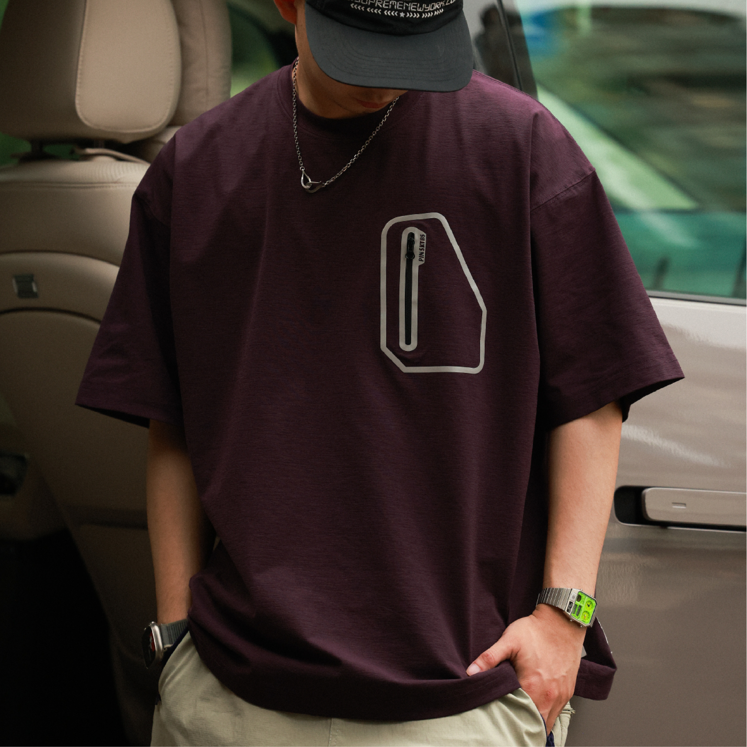 PIN SKTBS Quick-Dry Pocket Tee 口袋速乾短Tee