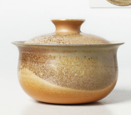 0721JZ216-JINGDEZHEN-CER-蓋碗仿古泥 容量110ml（N20）