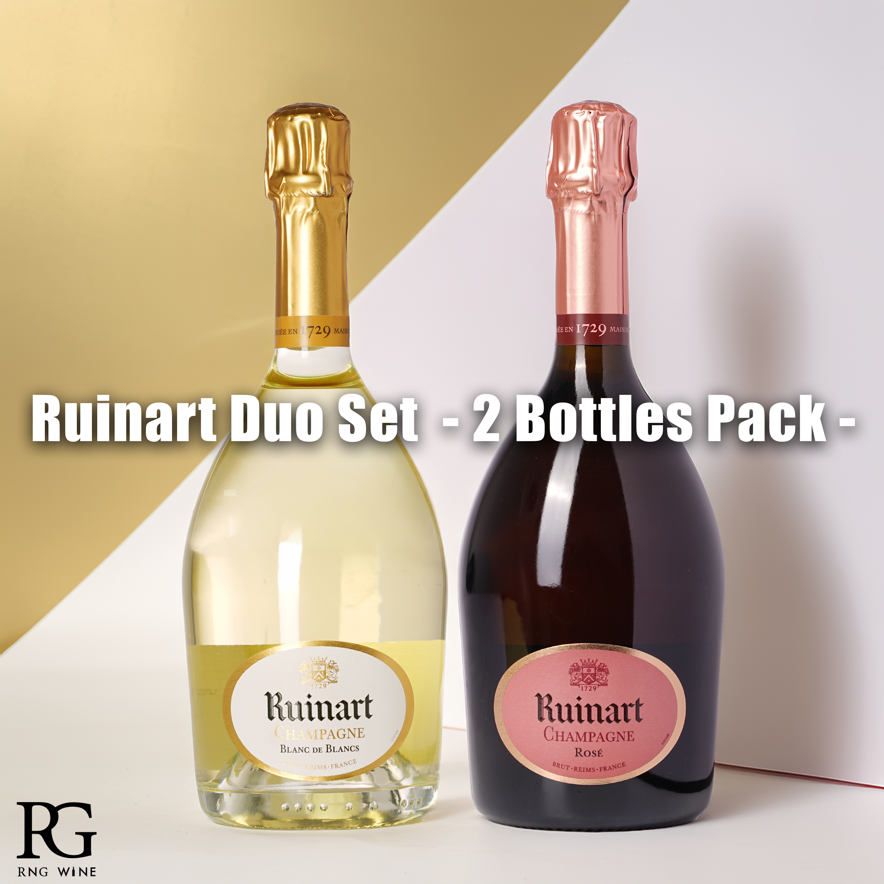 Ruinart Duo Set - 2 Bottles Pack