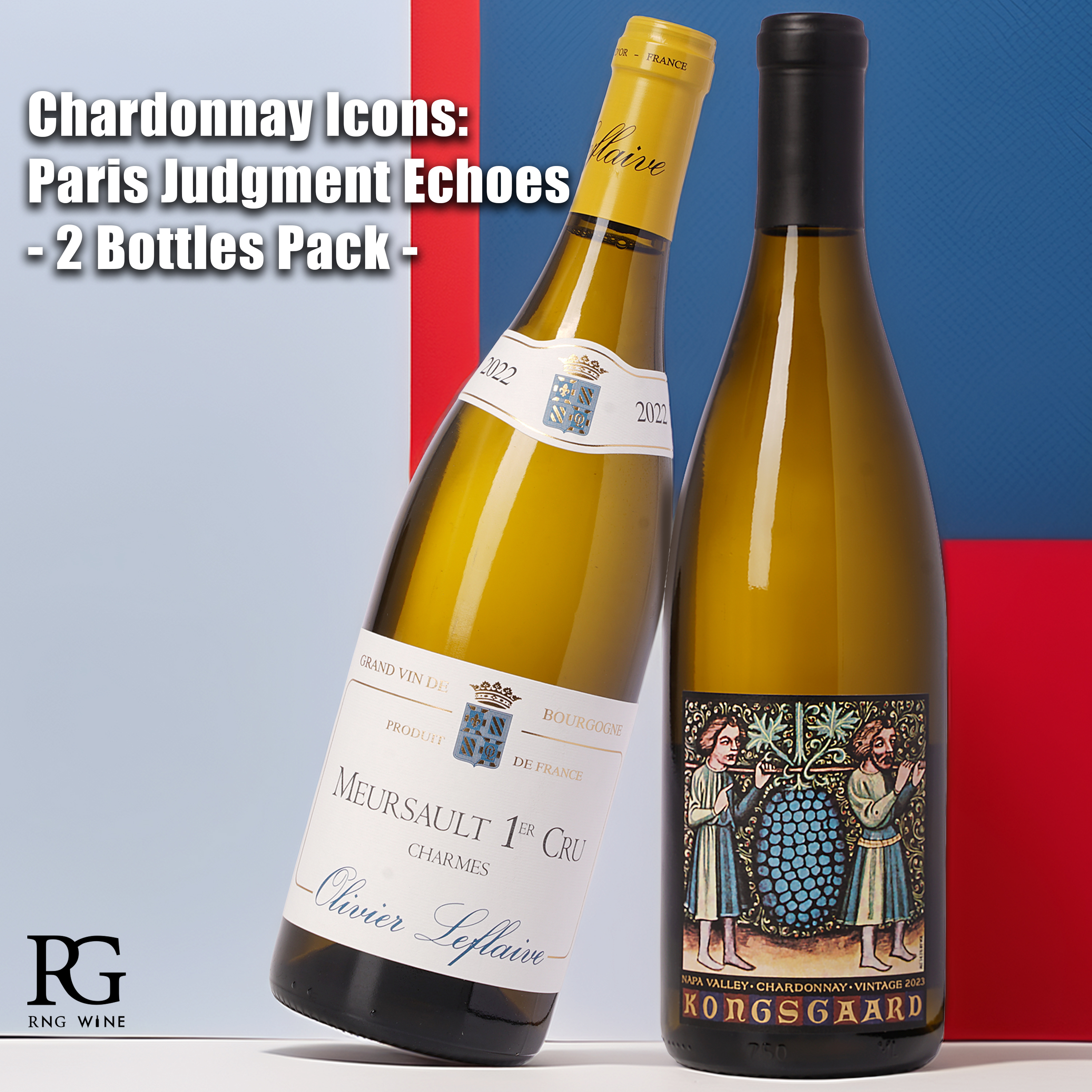 Chardonnay Icons: Paris Judgment Echoes - 2 Bottles Pack