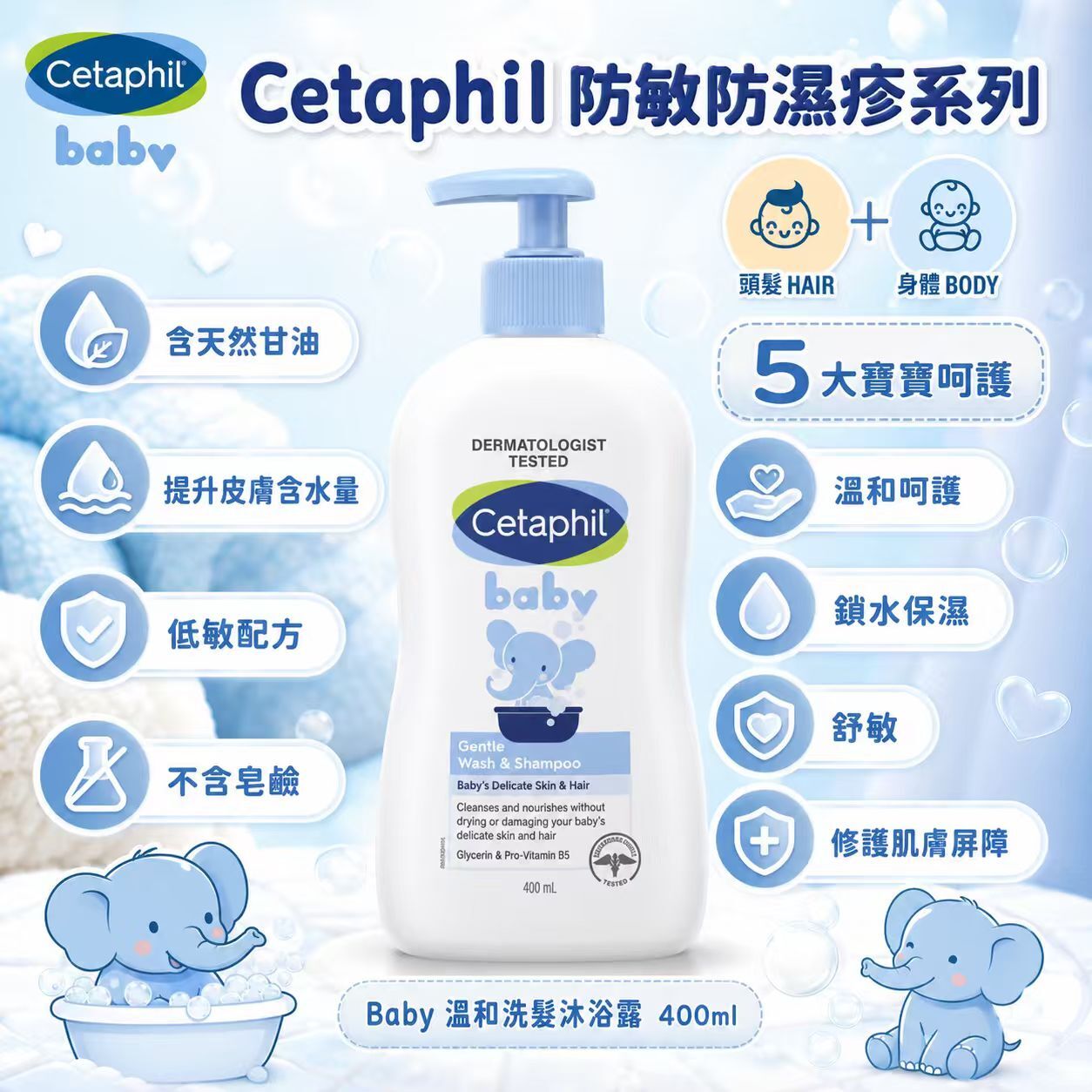 【現貨】 Cetaphil K0314800 防敏防濕疹系列