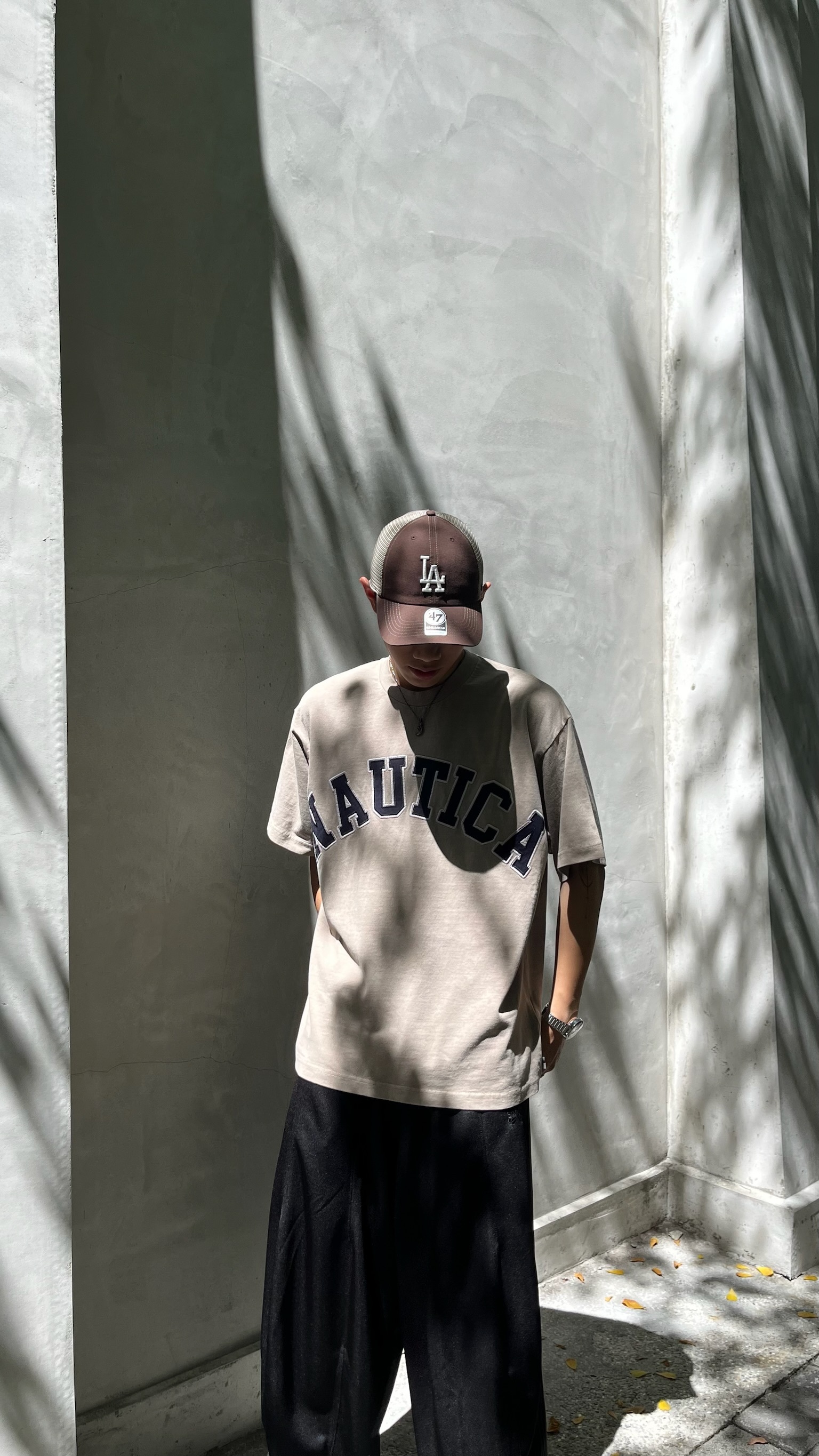 現貨！ 日線 NAUTICA 經典水洗刷舊寬鬆短Tee (3colors)