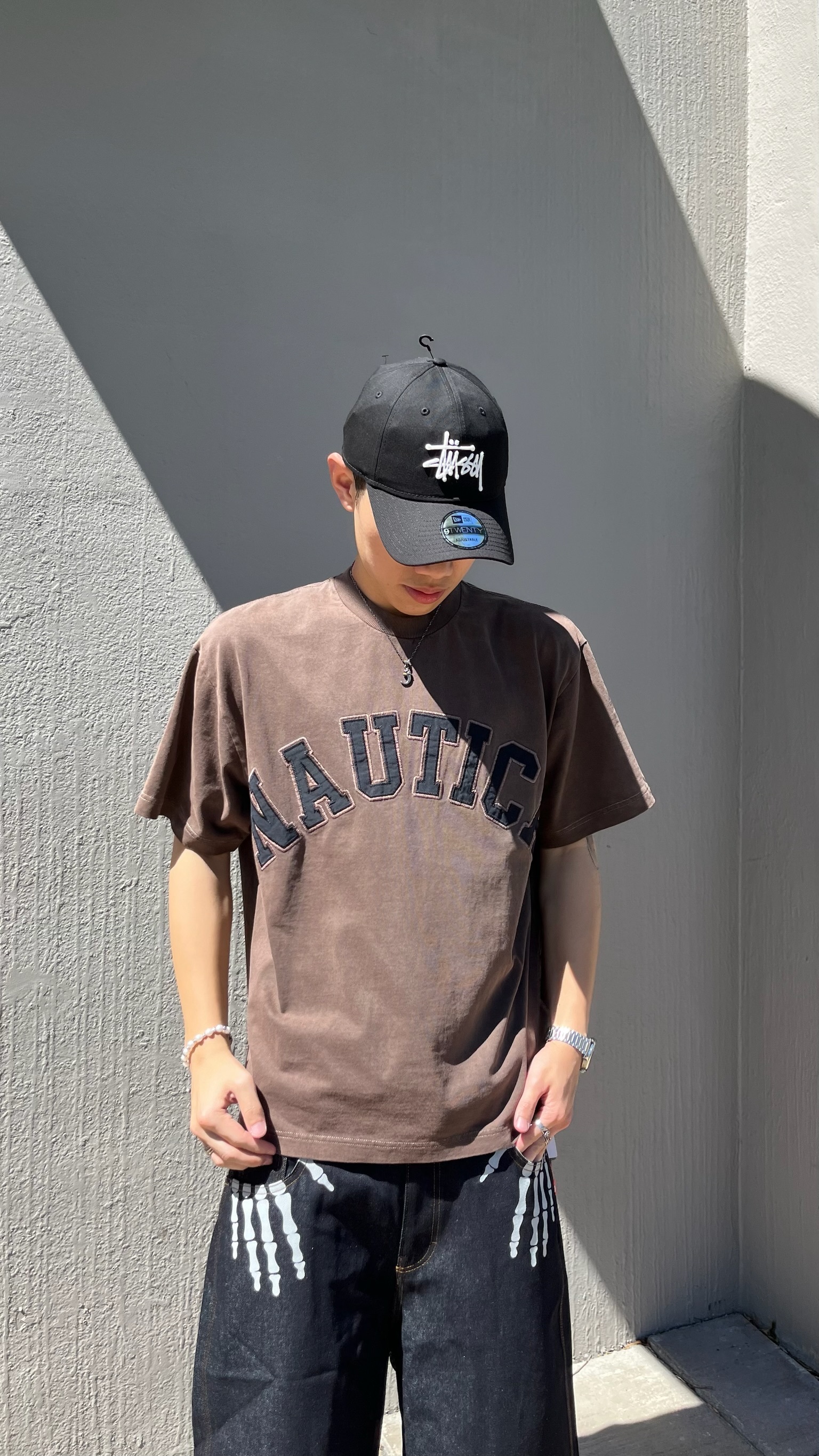 現貨！ 日線 NAUTICA 經典水洗刷舊寬鬆短Tee (3colors)