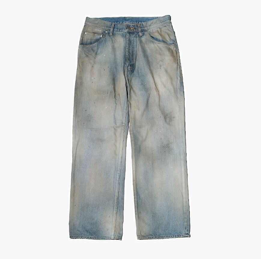 ANCELLM SHOE-CUT DENIM PANTS - INDIGO PRE ORDER ITEM (預訂中)