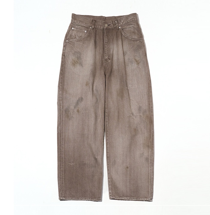 ANCELLM #01AGING 01 BROWN PANTS - PRE ORDER ITEM (預訂中)