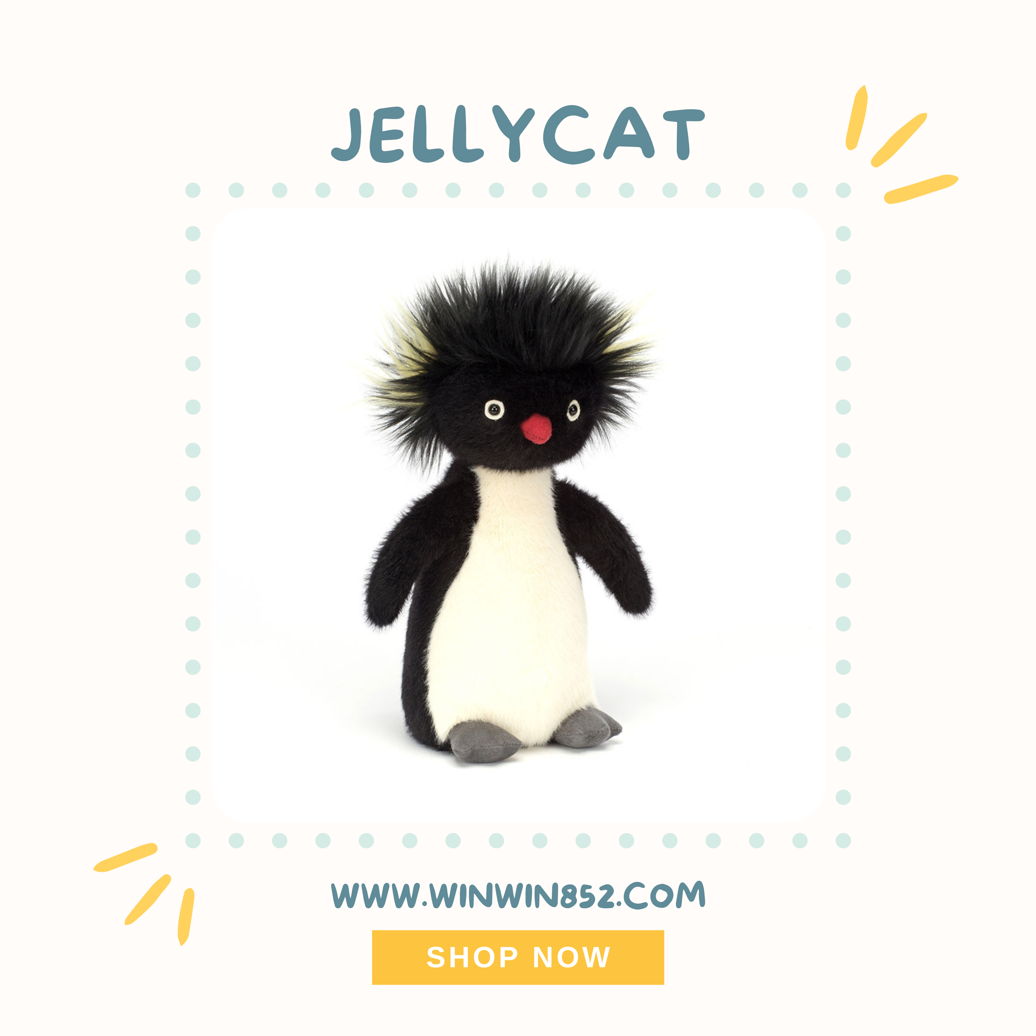 Jellycat Ronnie Rockhopper Penguin