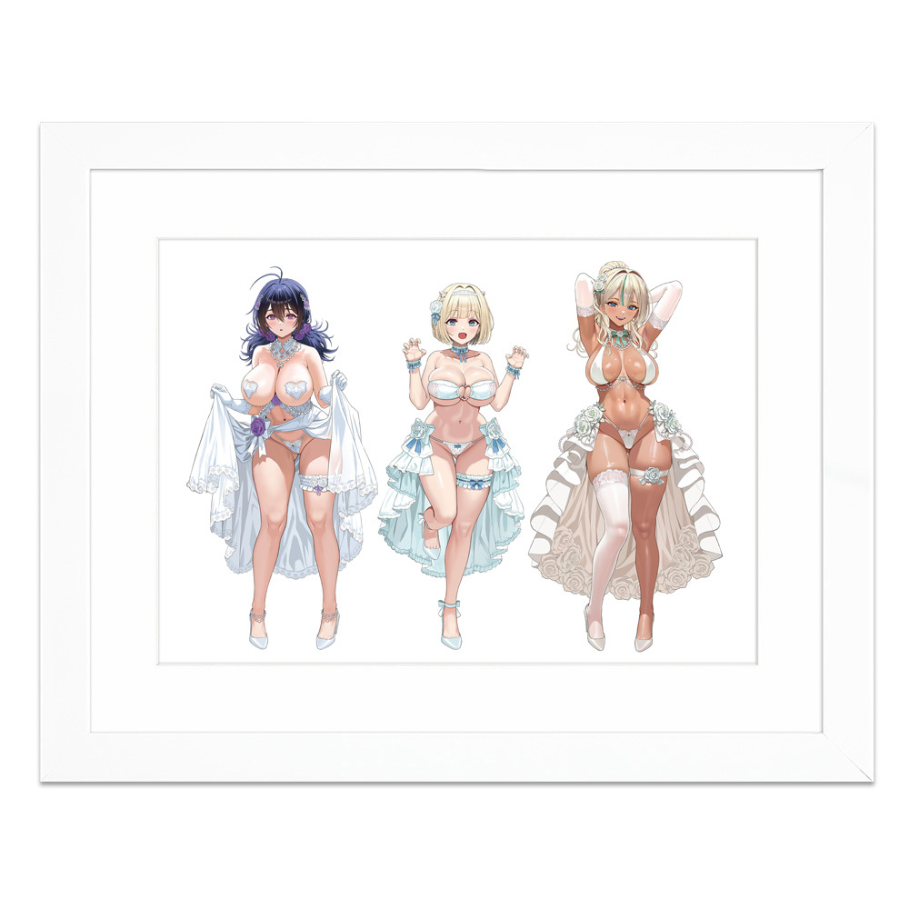 「ACG.GO」「預購」Curtain Tamashii《棕色塵埃2》高畫質裝飾畫 婚紗泳裝 A4