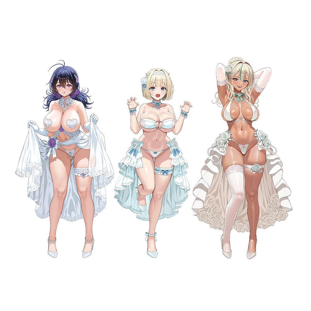 「ACG.GO」「預購」Curtain Tamashii《棕色塵埃2》高畫質裝飾畫 婚紗泳裝 A4