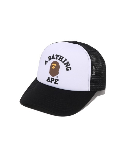 2026SS A BATHING APE BAPE COLLEGE MESH CAP 帽子 網帽 現貨 1M80180001