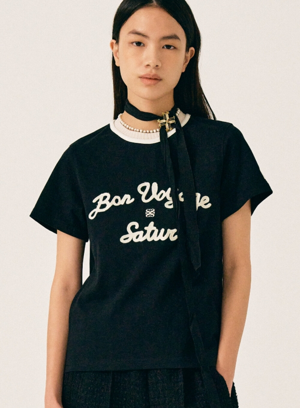 Satur｜SA262WTS19 (W) Satur Logo Voyage T-Shirt [8 colors] S43