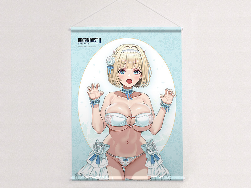 「ACG.GO」「預購」Curtain Tamashii《棕色塵埃2》B2掛軸 內布利斯 (Nebris) / 婚紗泳裝 W Suede
