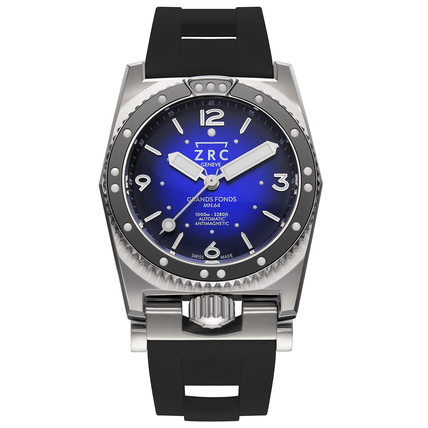 ZRC Grands Fonds 300 MN64™ Heterium Rubber Dive Watch 41.5mm (GF421618)