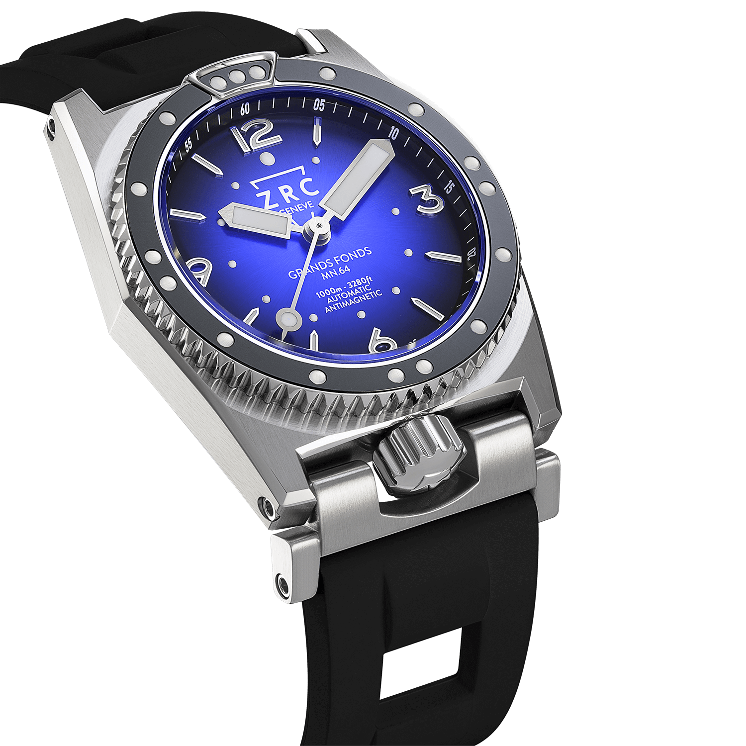 ZRC Grands Fonds 300 MN64™ Heterium Rubber Dive Watch 41.5mm (GF421618)